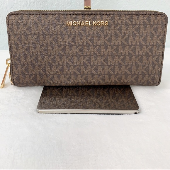 NWT, Michael Kors Large Continental Wallet Jet Set - Picture 2 of 7